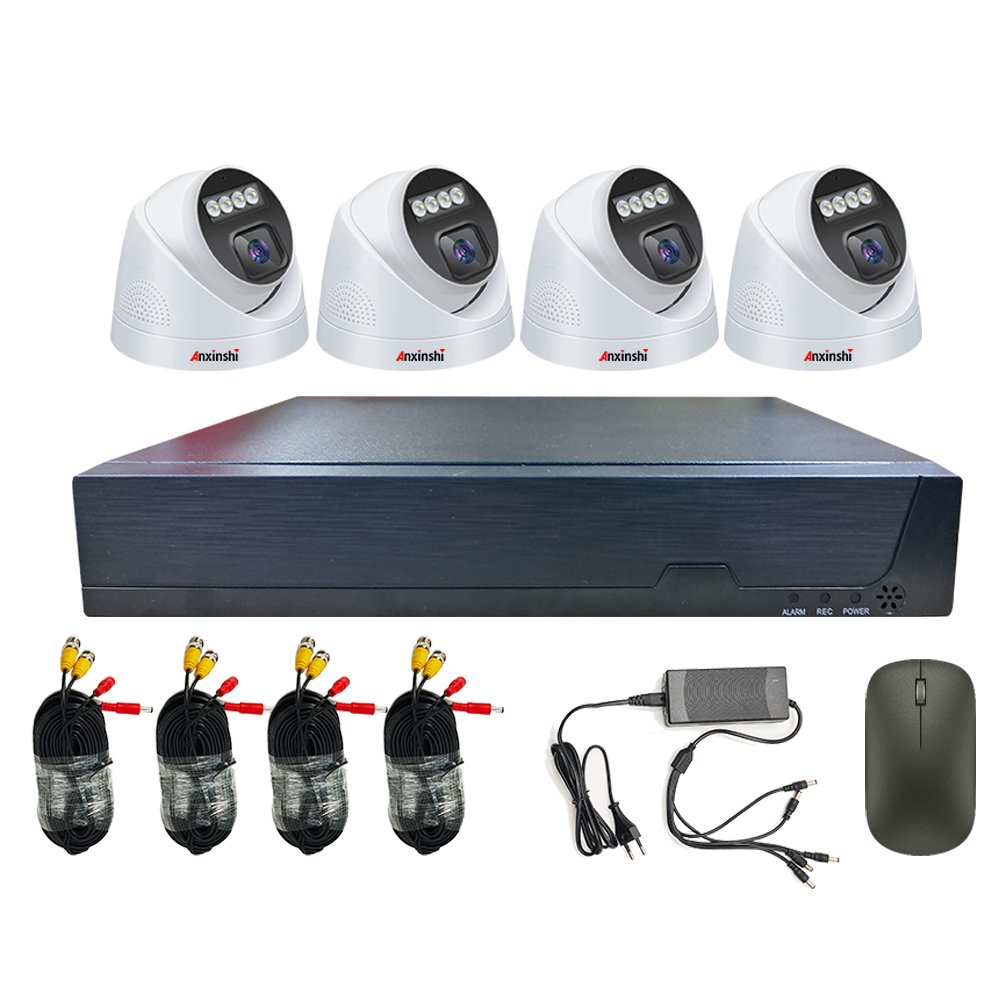4CH AHD camera kit HD lens 3.6MM IR cut filter with auto switch