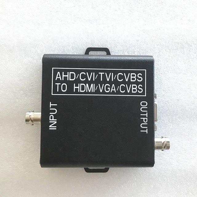 New 4 in 1 8MP AHD CVI TVI to HD-MI/VGA/CVBS Converter for Camera TV Security Monitoring Analog signal Video Converter NTSC/PAL