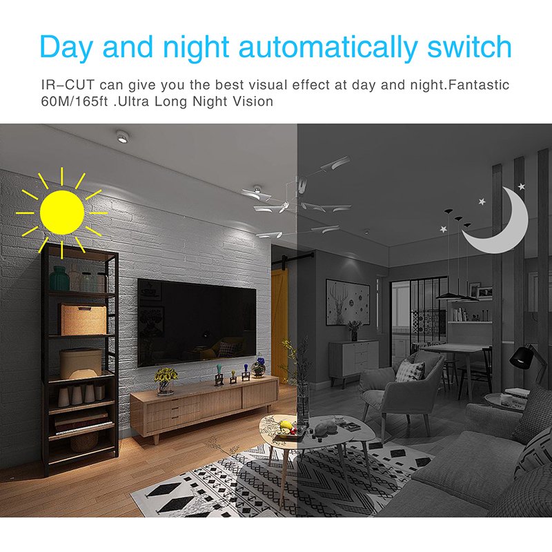 Anspo 2MP CCTV Security 4 cameras with DVR set Analog HD KIT 1080p 4ch camera security system