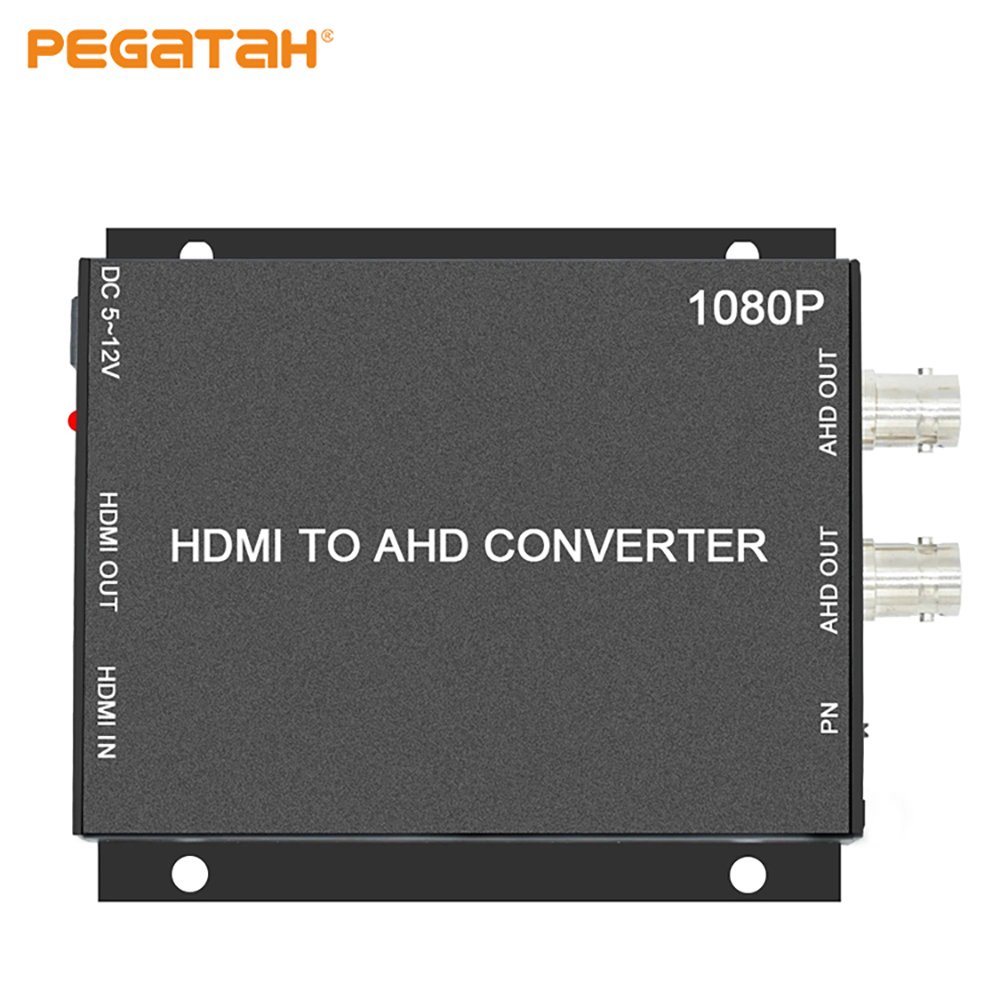 TI-HCA03 Video converter mini pcs with 2 CH BNC AHD to AHD video Converter For CCTV analog camera converter