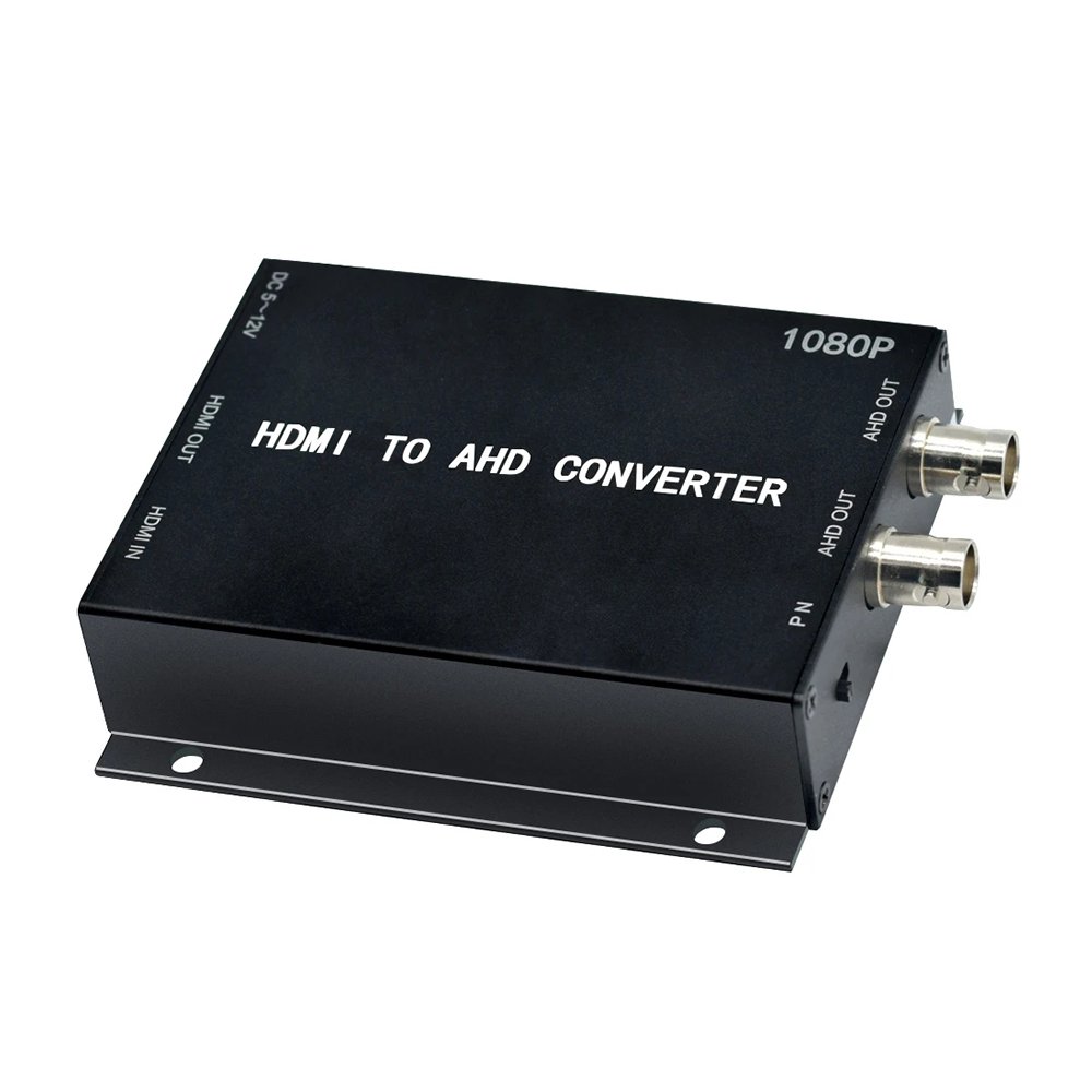 TI-HCA03 Video converter mini pcs with 2 CH BNC AHD to AHD video Converter For CCTV analog camera converter