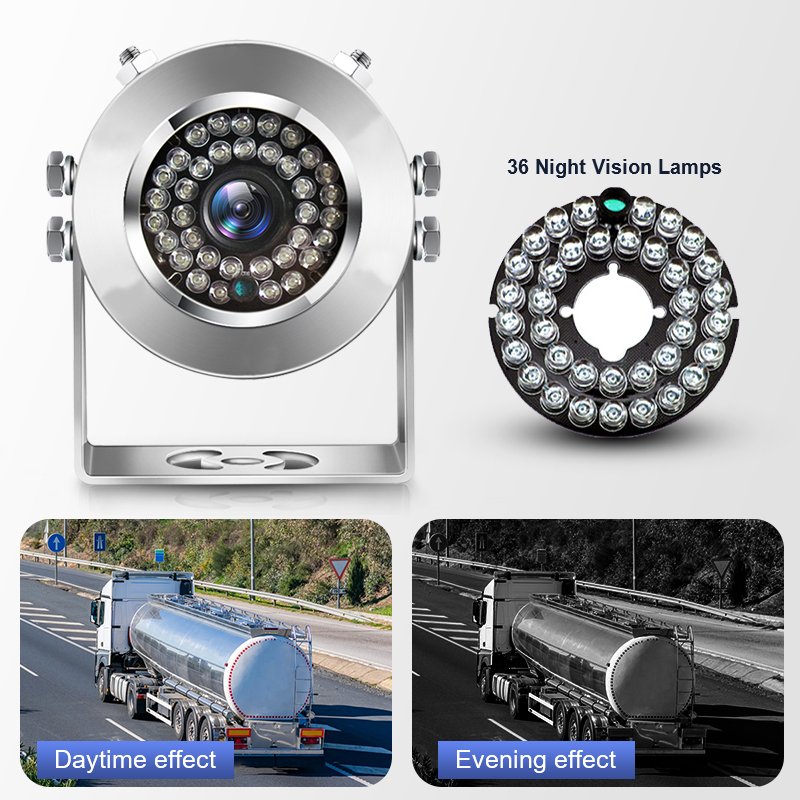 Industrial Explosion-proof Anti-corrosion Infrared Camera Front Side Rear View Camera For Bus Truck