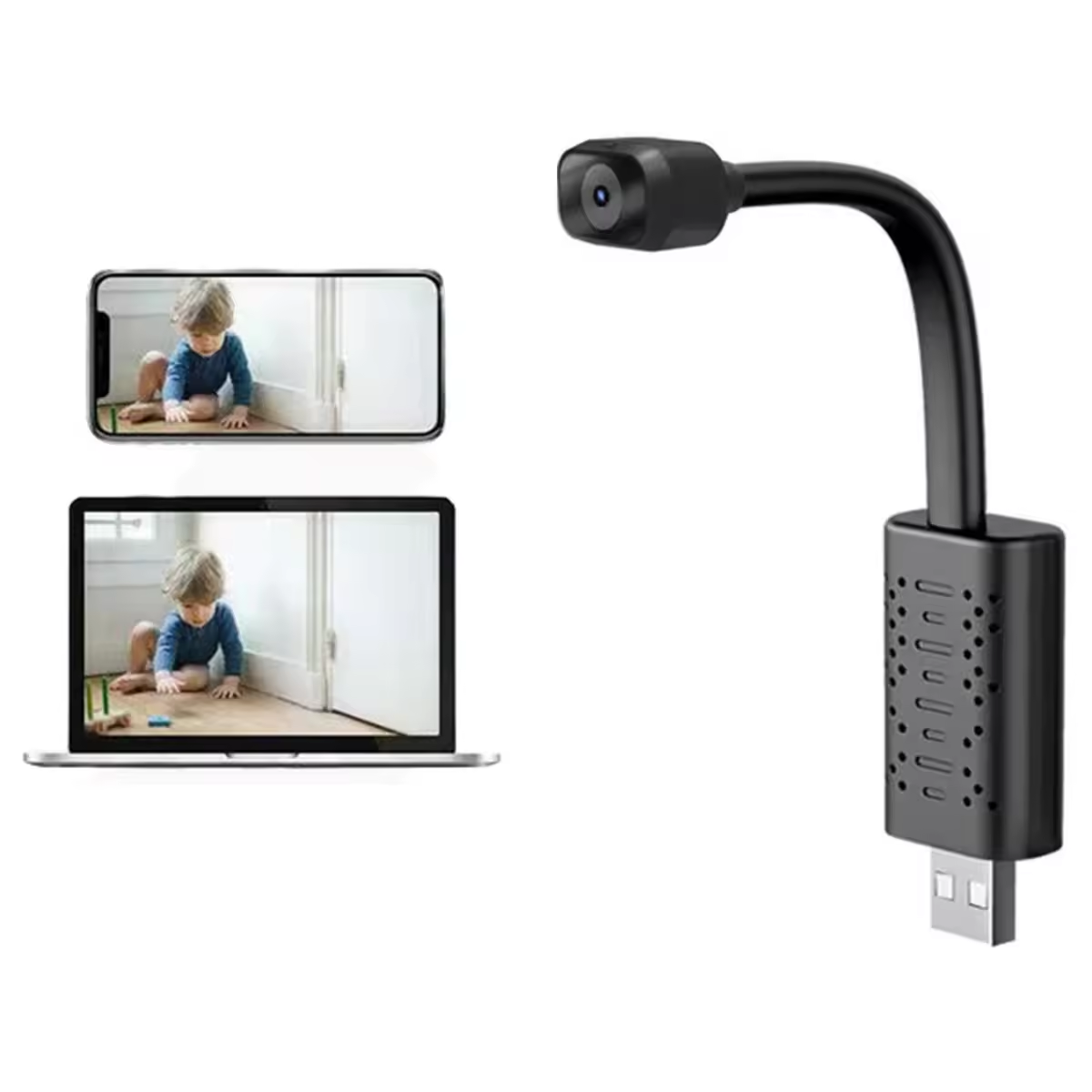 U22 1080P USB Camera Semi Rigid Smart Hot 2Ways Audio 1080P Mini CCTV USB Wifi IP Camera