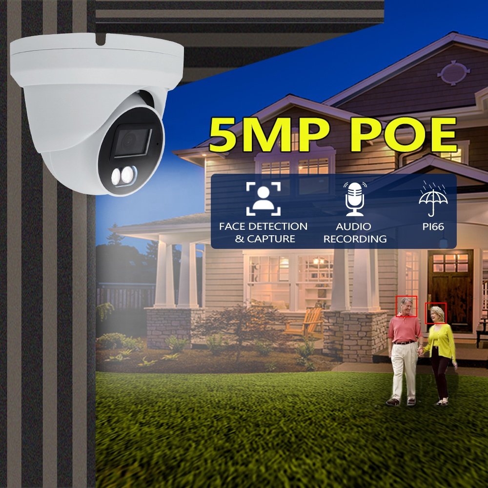 Smart UYC P2P Control CCTV Hidden Camera H.265+ IP PoE Wired Camera Motion Detection Cameras De Seguridad CCTV Kit
