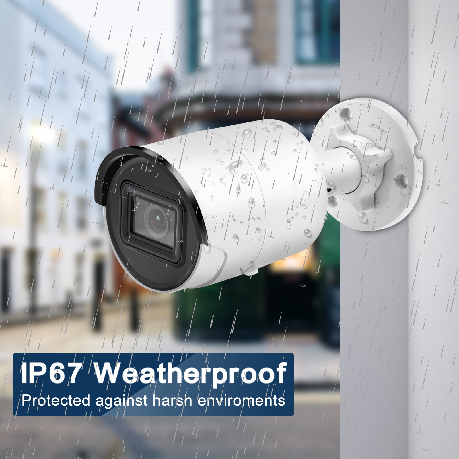 Original Hikvison DS-2CD2083G2-IU 8MP AcuSense IP67 Human/vehicle Detection Bullet Network Camera Outdoor