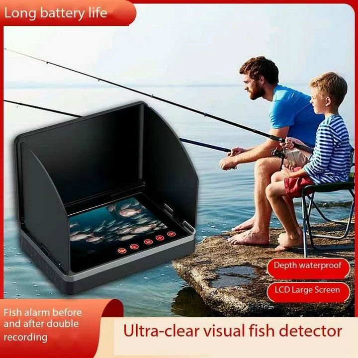 2024 The latest 5 inch ultra HD screen intelligent fish finder has to alarm the waterproof IP8 fish finder