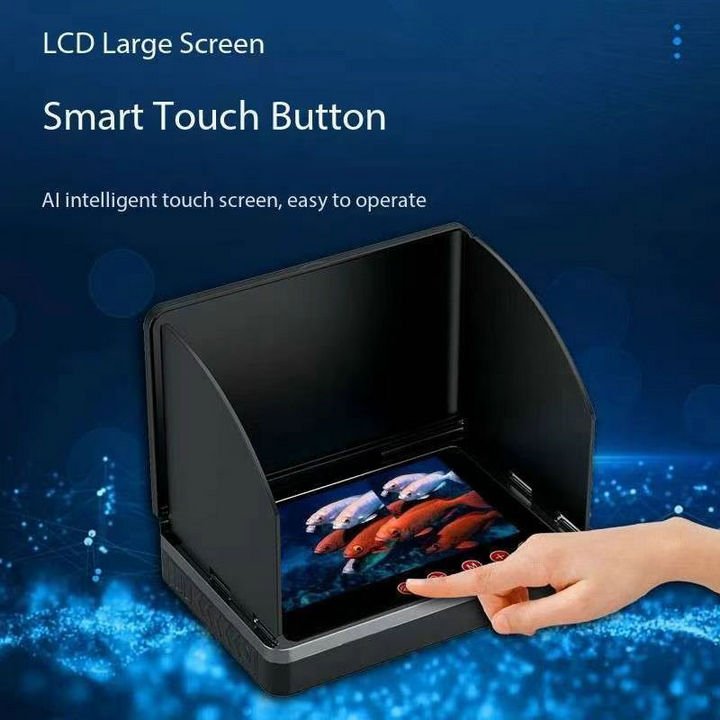 2024 The latest 5 inch ultra HD screen intelligent fish finder has to alarm the waterproof IP8 fish finder