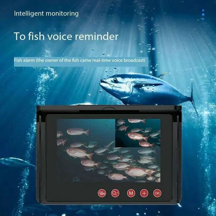 2024 The latest 5 inch ultra HD screen intelligent fish finder has to alarm the waterproof IP8 fish finder