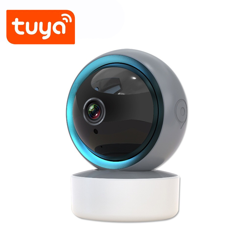 New Black Hole Remote Control tuya smart camera Night Vision 1080P HD 360 ° Screen Rotating mini security camera