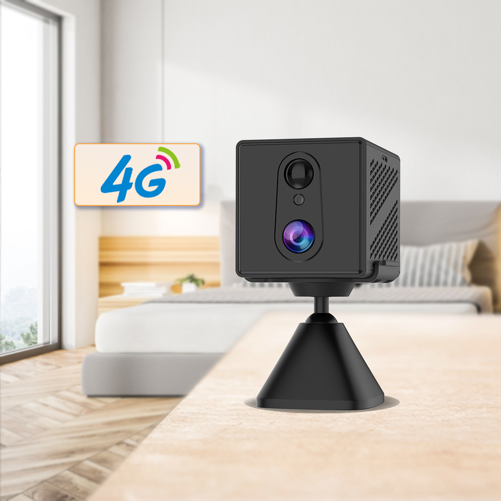 O-KAM 3MP Mini Indoor Network Camera Low Power Battery Operated 4G Asia Pacific Wide Angle Two-Way Audio Built-In Mic Supports