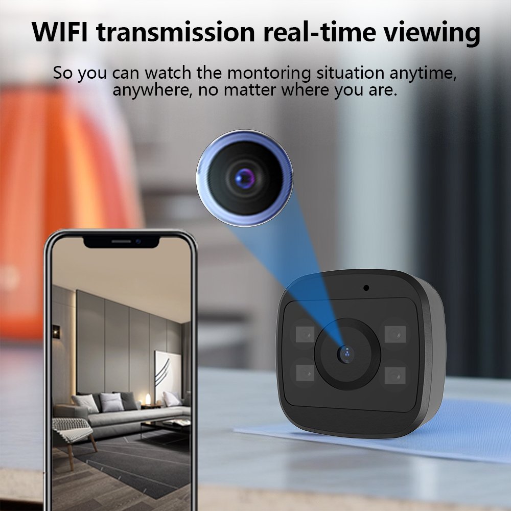 2024 New Style WK15 WiFi Mini Camera Night Version Video Recorder Wifi Security Cameras HD Cam CCTV Mini Wifi Camera