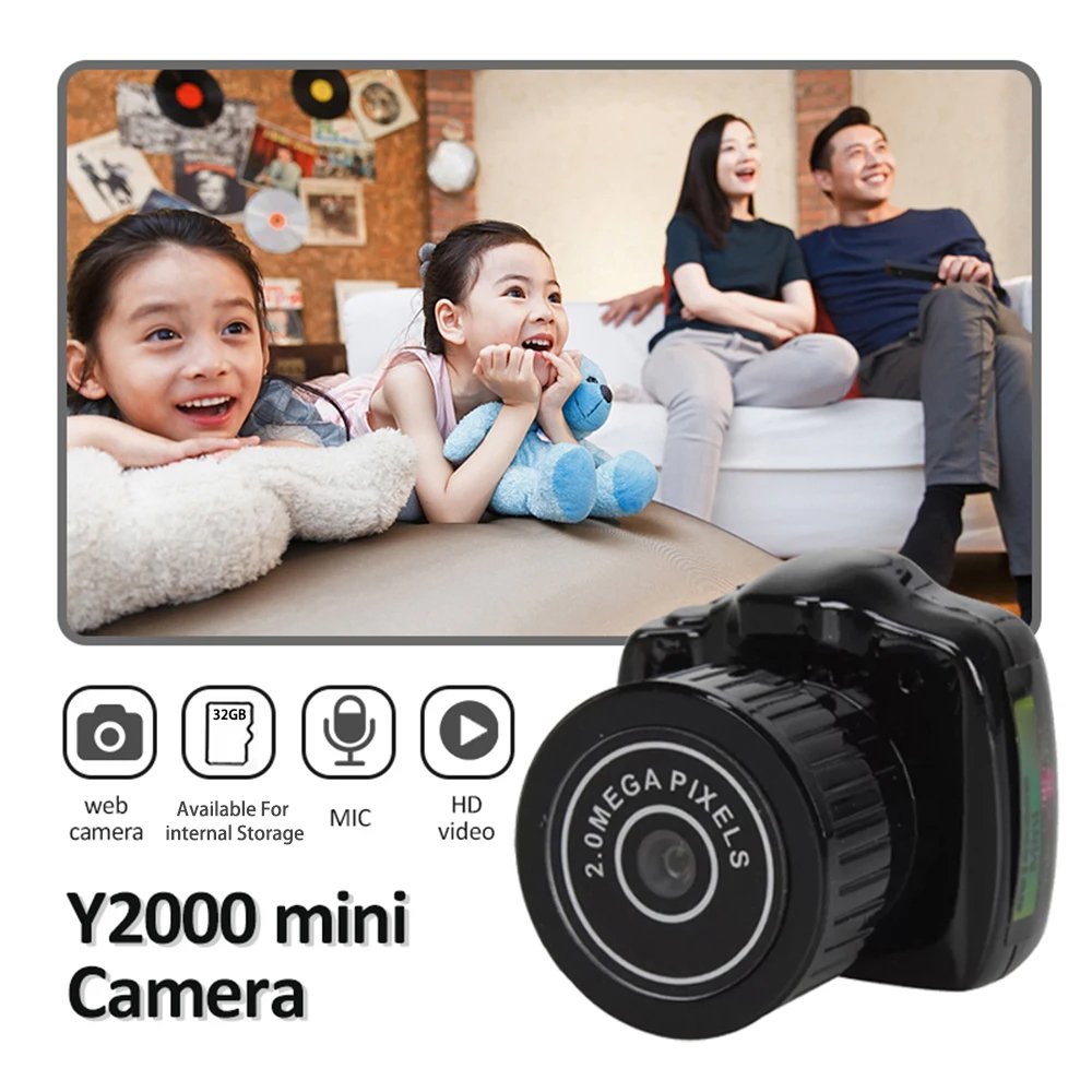 Trending 2024 New Electronics Small Pocket Voice Recorder 360 HD Video Secret Children's Kids Camera SD Card Mini Camera