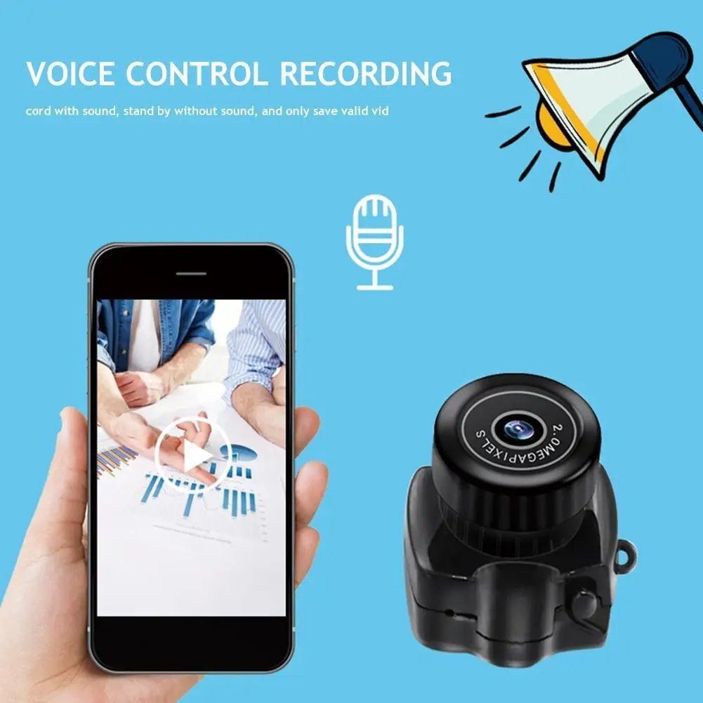 Trending 2024 New Electronics Small Pocket Voice Recorder 360 HD Video Secret Children's Kids Camera SD Card Mini Camera