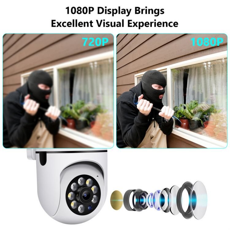 New 5G Wireless Surveillance Babysitter Monitor Home Indoor Network Smart IP Ptz Camera Pet Security Wifi Yiiot Camera