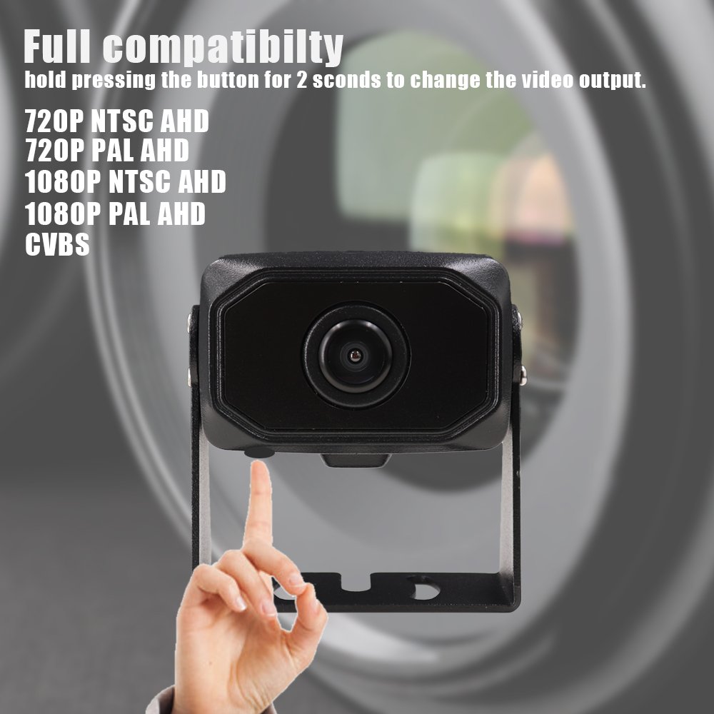 Heavy Duty Vehicle AI Pedestrian Detection 1080P AHD Front Rear BSD Camera with AHD or CVBS Analog Video Output Switch