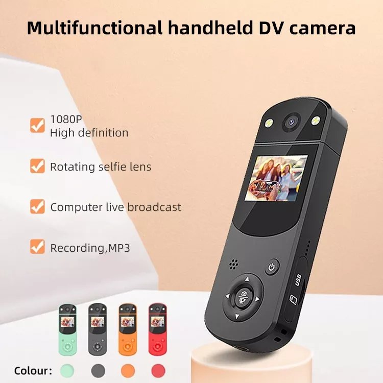 Mini Handheld camera HD 1080P outdoor sports DV multi-function music recording video camera mini camera
