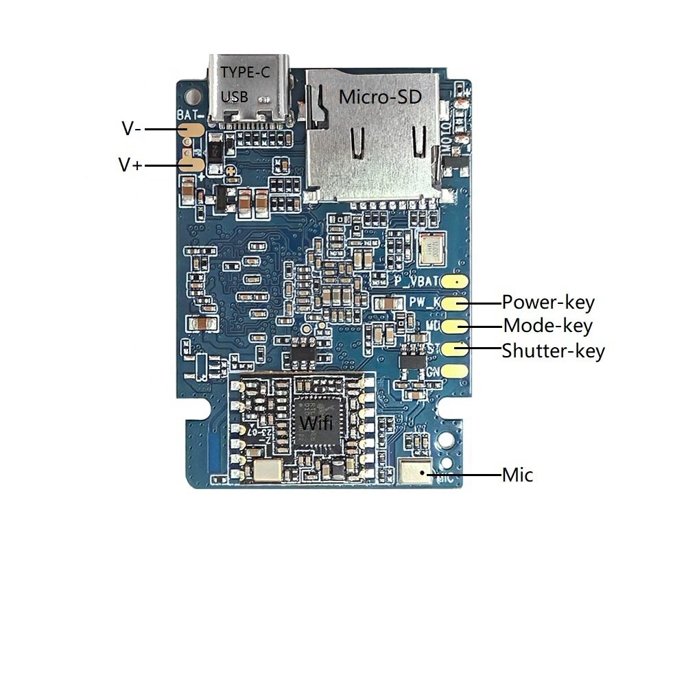 X7 Pro 13MP Real 4K WiFi P2P Mini Camera Video Motion Detector 15m Wireless Control Small DIY 70 degree Pinhole Camera Module