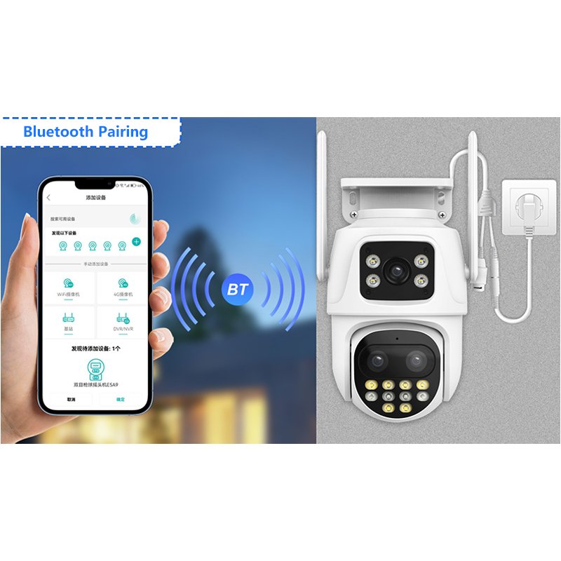 6MP HD 3K WIFI Surveillance Camera Waterproof Surveillance Wireless Network CCTV Camera For Outdoor Wireless Network Camera