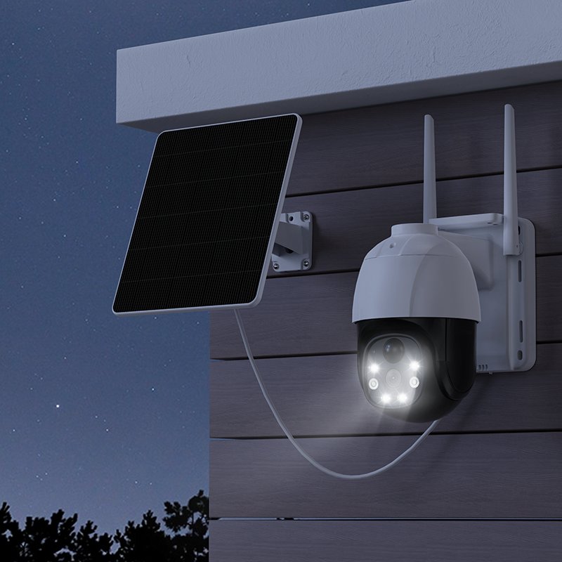 V380PRO HD 4G Motion Detect Auto Tracking Solar PTZ Sim Card 10000mah Low-Power Battery Network Camera WIFI Solar Camera