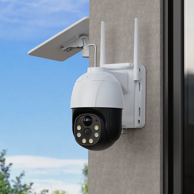 V380PRO HD 4G Motion Detect Auto Tracking Solar PTZ Sim Card 10000mah Low-Power Battery Network Camera WIFI Solar Camera