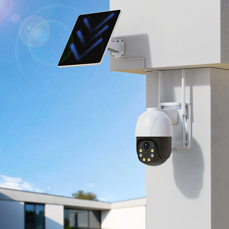 V380PRO HD 4G Motion Detect Auto Tracking Solar PTZ Sim Card 10000mah Low-Power Battery Network Camera WIFI Solar Camera