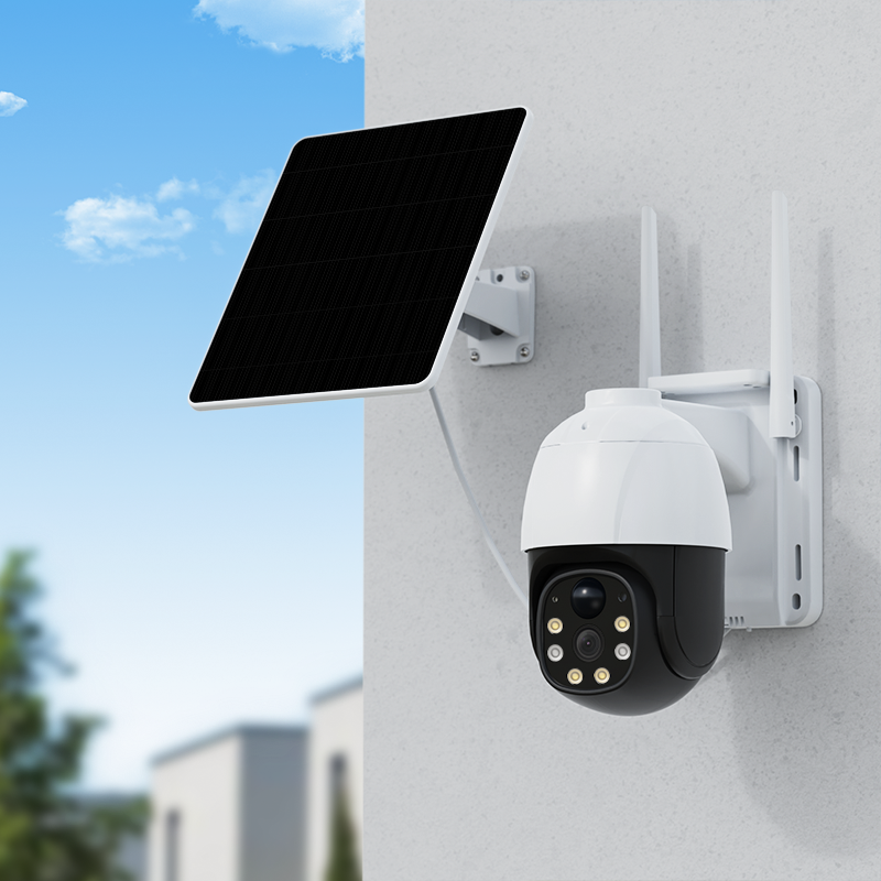 V380PRO HD 4G Motion Detect Auto Tracking Solar PTZ Sim Card 10000mah Low-Power Battery Network Camera WIFI Solar Camera