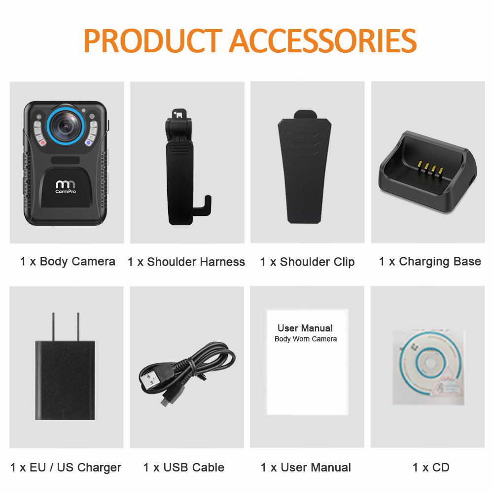 1440P Digital Mini Camera Small Body Camera Motion Detection Small Portable Wide Angle Body Mounted Camera