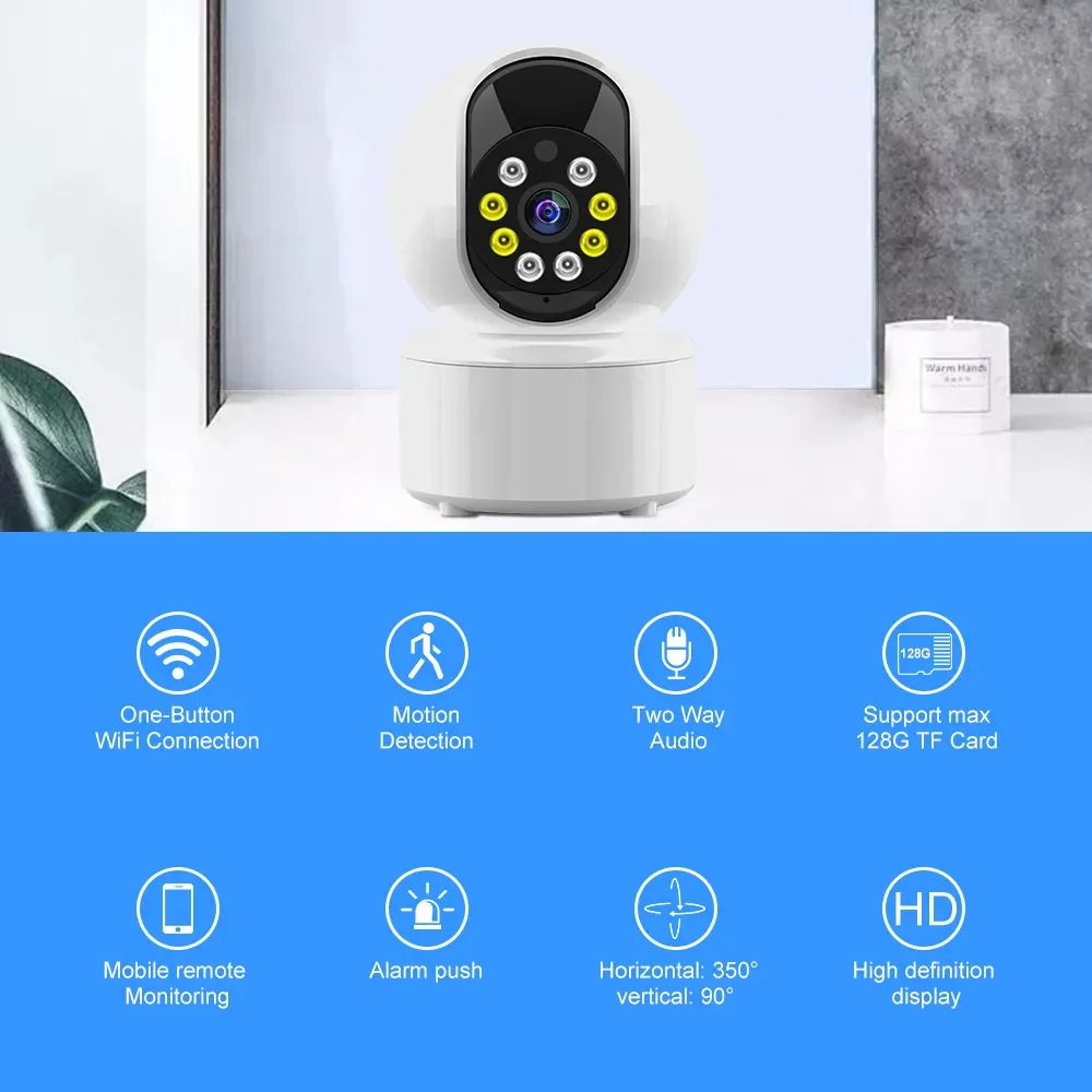 Factory Wholesale Video Smart Baby Monitor camera mini Wireless Security CCTV IP Wifi Camera v380 pro IP Camera