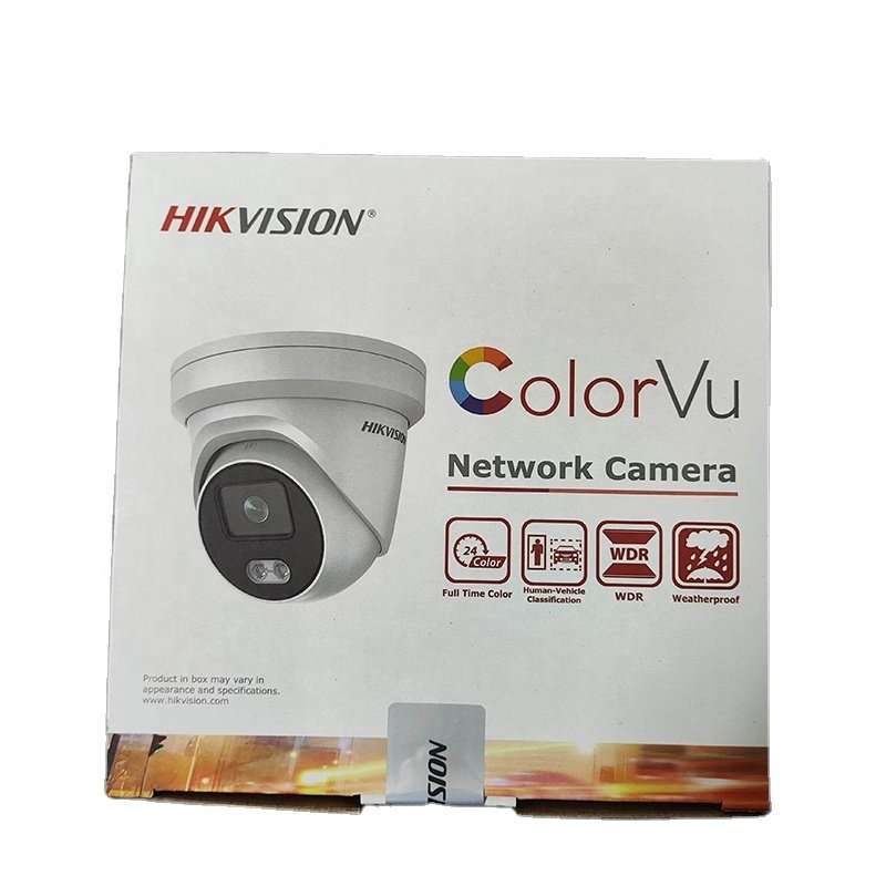 Hik 4MP ColorVu POE IP Camera DS-2CD2347G2-LSU/SL H.265+ IP67 24/7 colorful imaging indoor dome camera English version