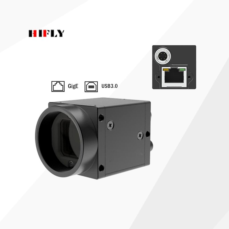 HIFLY Industrial Area Scan GigE Camera 12MP 9fps Rolling Shutter for Machine Vision Inspection