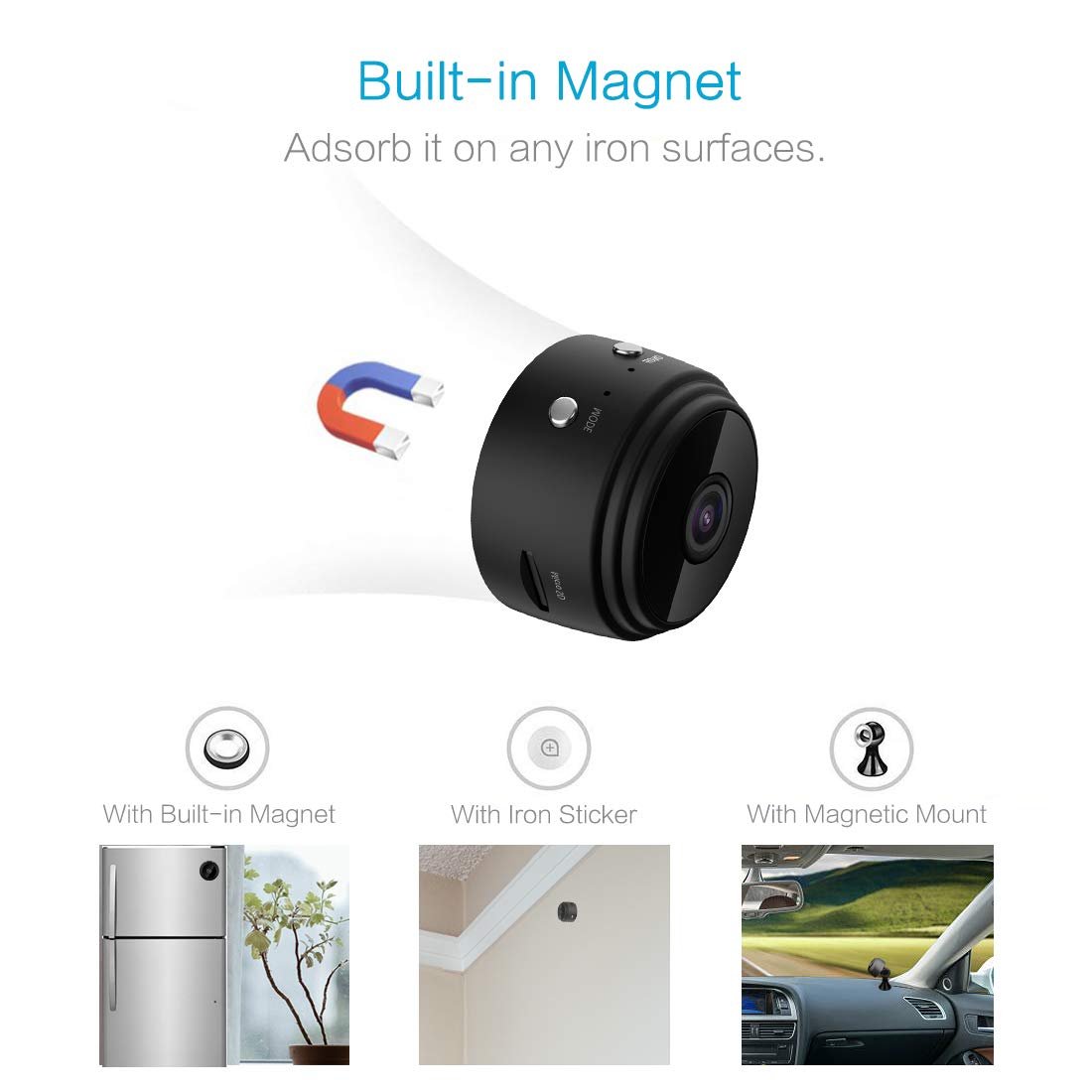 New Design Smart Ip Home Shenzhen A9 Alarm Ampoule Avec Security Safety Rtsp Wifi Mini Camera Hd 1080P