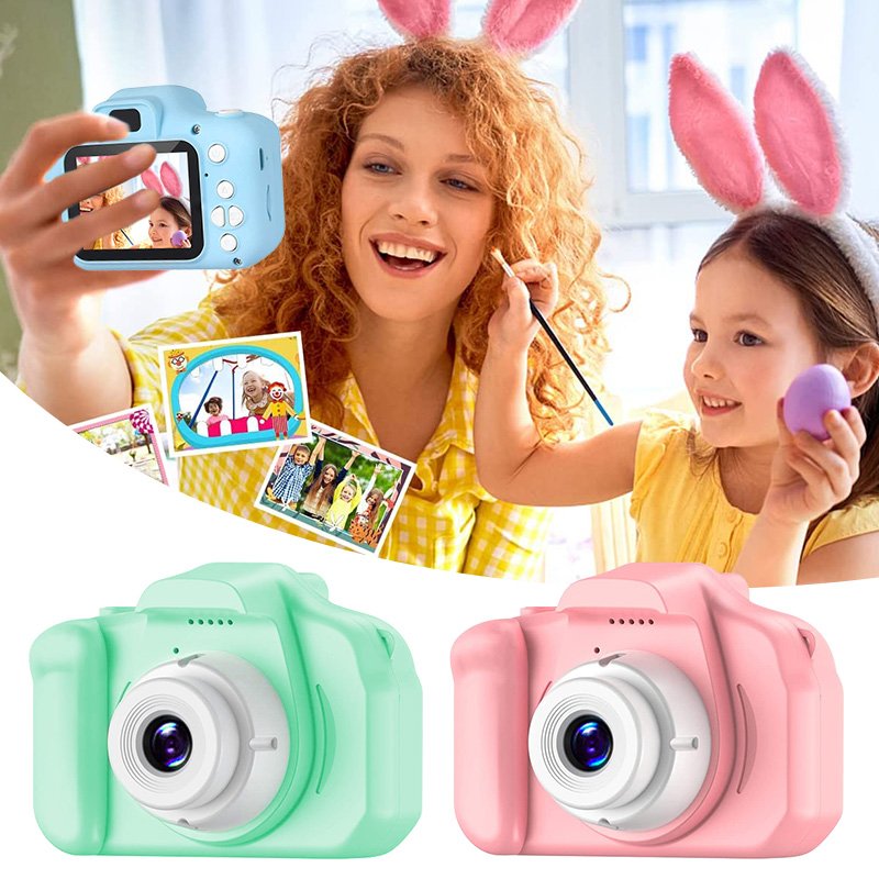 Children's Camera Waterproof 1080P HD Screen Camera Video Toy 8 Million Pixel Kids Cartoon Cute Camera Outdoor Photography Toy