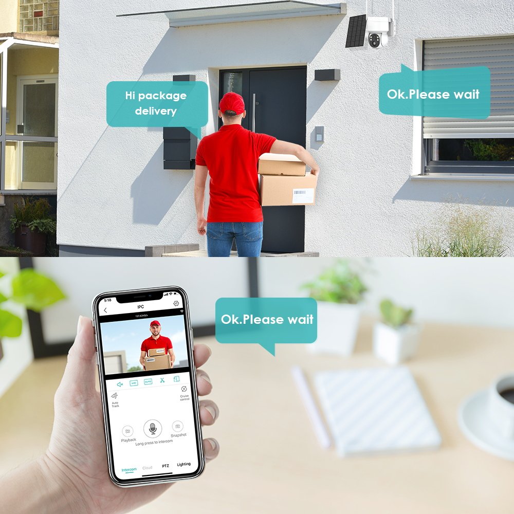 XMEYE ICSEE Outdoor WiFi Wireless IP Security Camera Indoor Application 128 Memory CMOS Solar Powered Network Technology CCTV