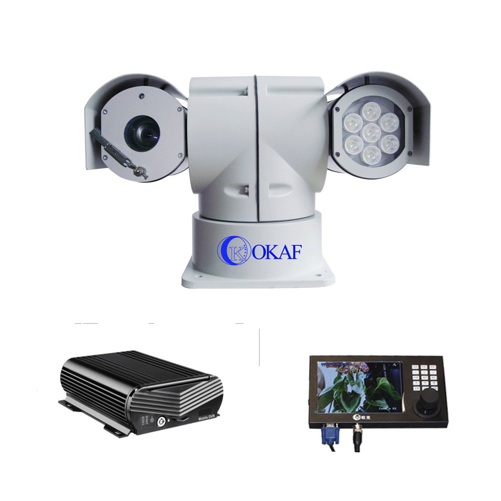Outdoor Analog signal network signal dual output vehicle mount 20x zoom 2.0MP ptz camera