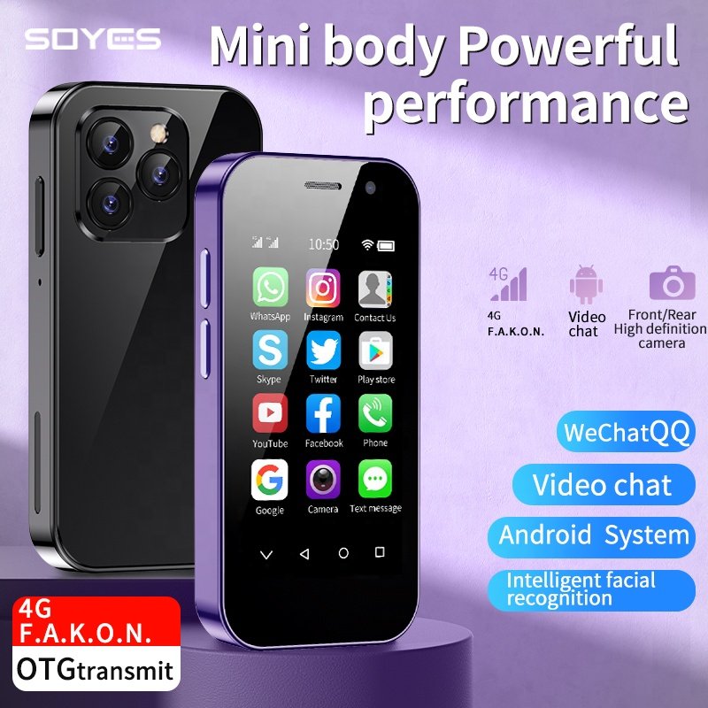 OEM ODM 2023 New SOYES XS14 PRO Android 9 System 3.0 Inches Larger Memory Mini Smartphone