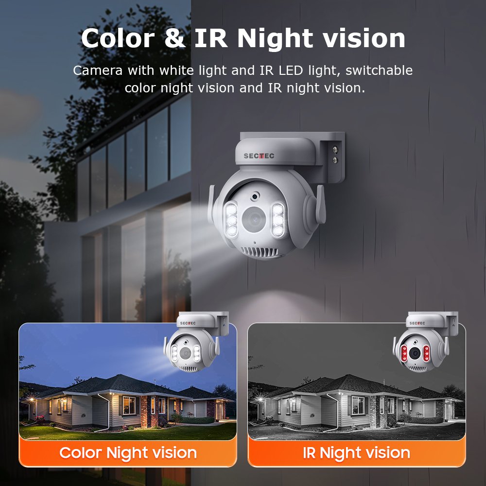 1 Inch Tuya Smart Mini Wireless Wifi IP Waterproof Camera Outdoor Night Vision Wifi PTZ Camera Network CCTV Outdoor Camera