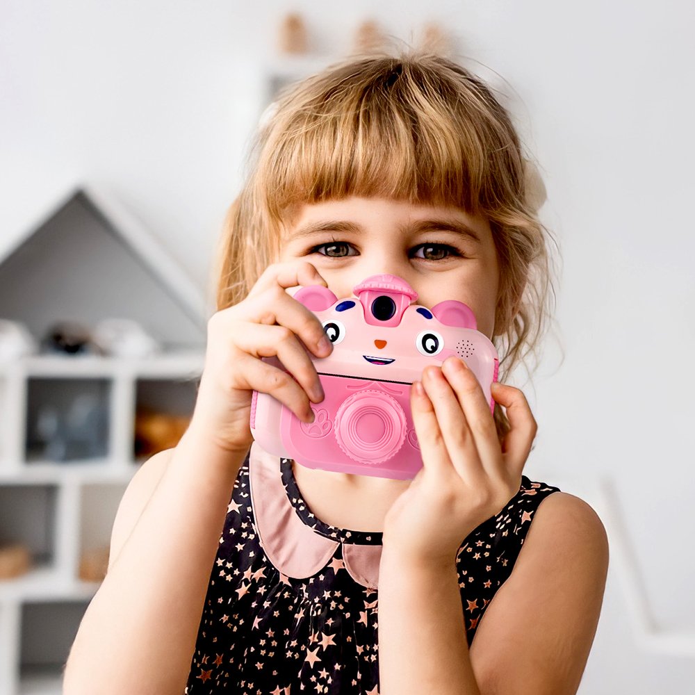 Children Instant Print Camera For Kids 1080p HD Mini Camera With Thermal Photo Paper Digital Camera kids Gifts toys K1
