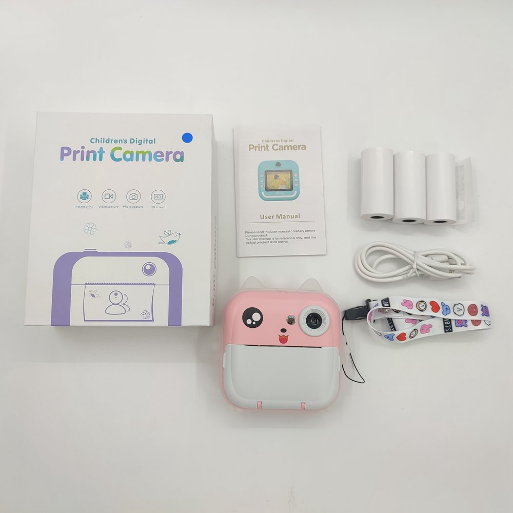Video Recording 1080P Instant Printer Camera Children Kids Mini Camera Instant Print Camera