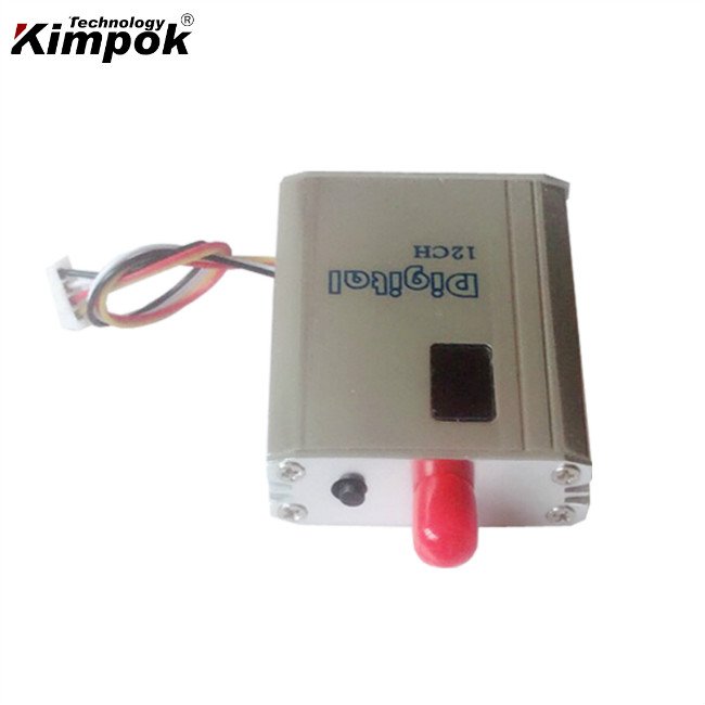 2.4Ghz 8km FPV/UAV Wireless Video Transmitter 400mW Real-time Analog AV Transmitter and Receiver 12 Channels
