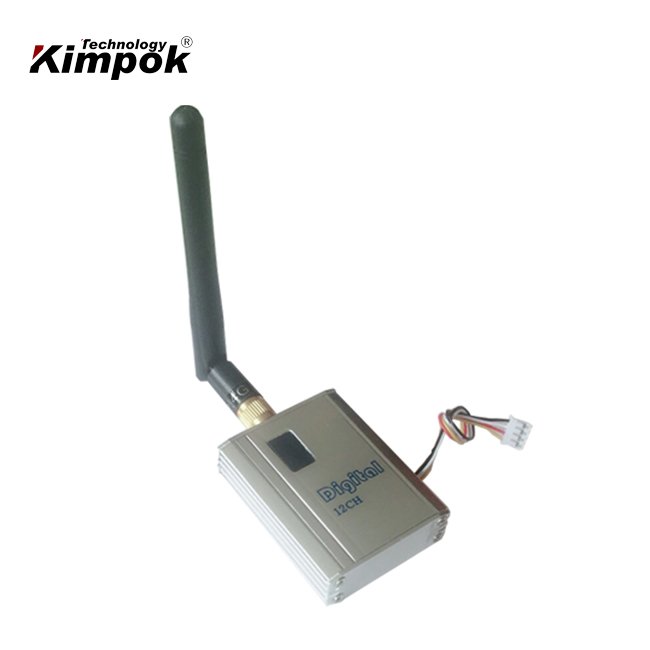 2.4Ghz 8km FPV/UAV Wireless Video Transmitter 400mW Real-time Analog AV Transmitter and Receiver 12 Channels