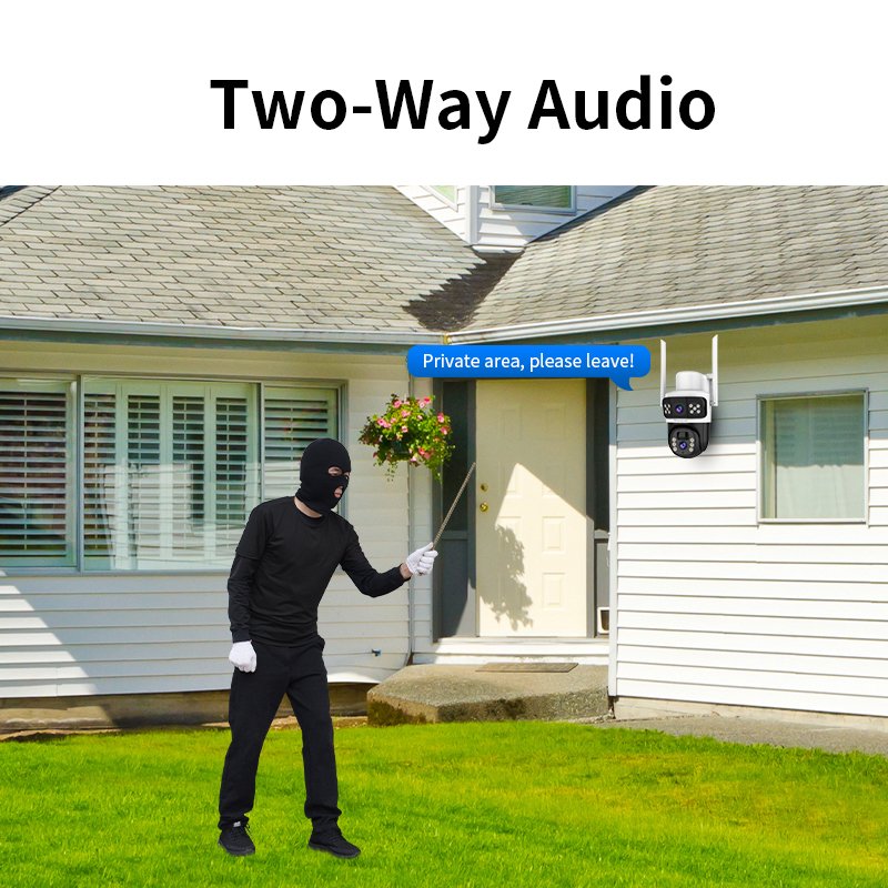 VStarcam 6MP Smart Human Detection Security Camera Two-Way Voice Outdoor CCTV Camera IP66 4G Solar Powered Camera