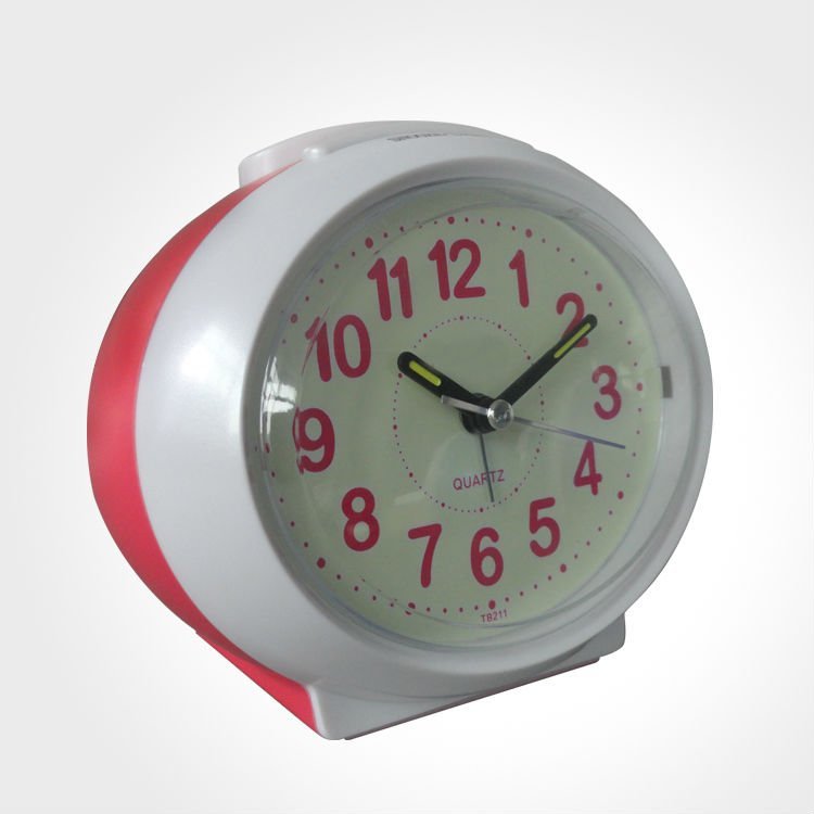 Talking Analog Clock for Visually Impaired - Large Numbers Desk Clock - Day Clock for Seniors - Battery Operated Large Display