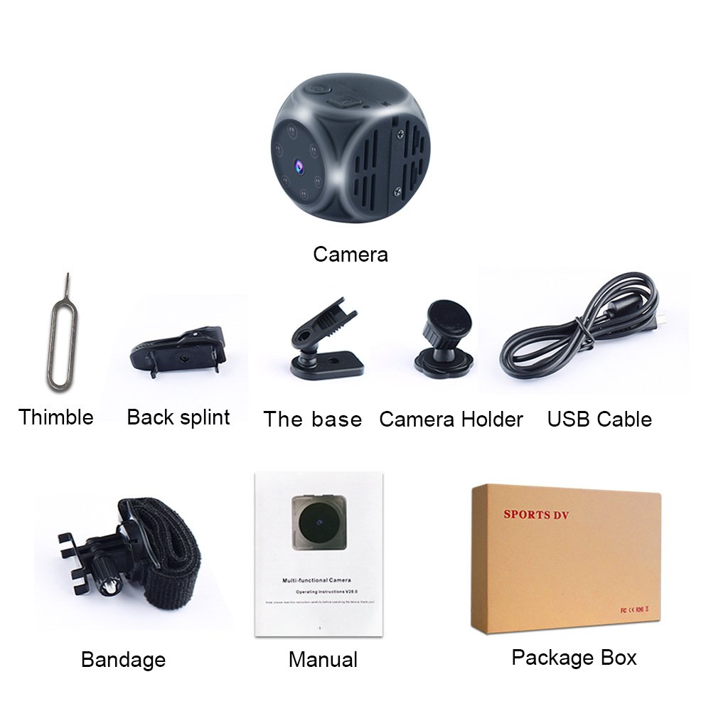 Camera Mini Camera HD 1080P/720P Small Portable Night Vision Motion Detection