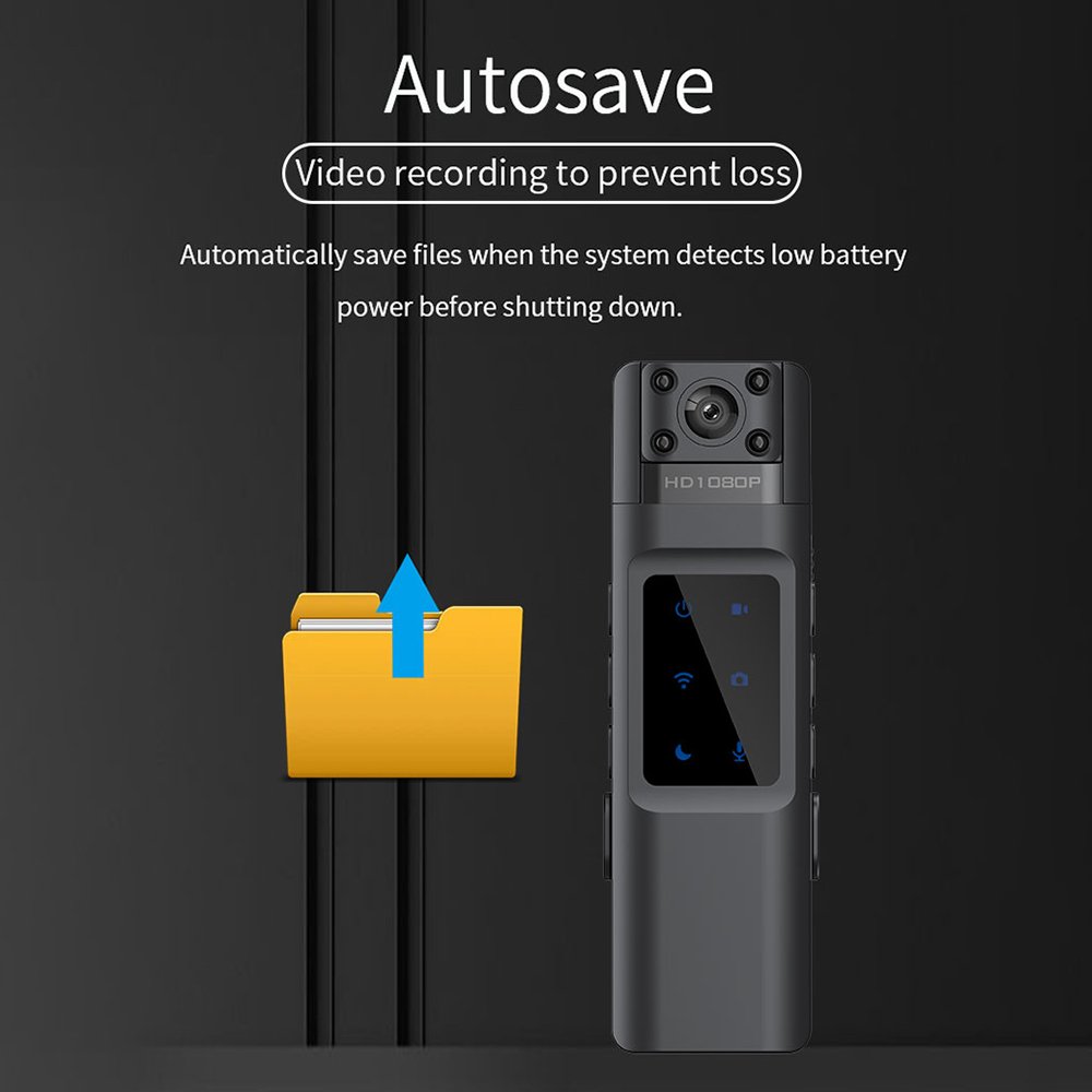Portable 1080P Full Hd Security Video Audio Body Worn Mini Camera Video Recording Chest Camara