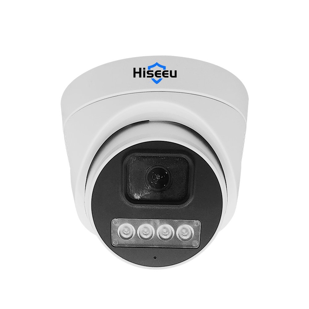 Hiseeu 5MP AHD Camera H.265 Indoor Security Night Vision Real-time Audio CCTV Surveillance Dome Ahd Cctv Analog Camera