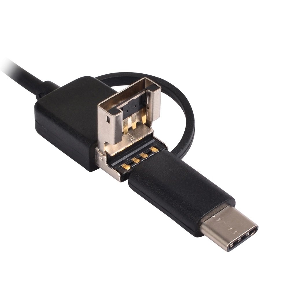 Cheapest waterproof borescope Android Snake Tube Pipe Phone PC Type C USB Endoscope Inspection Mini Camera 3 In 1 Endoscope
