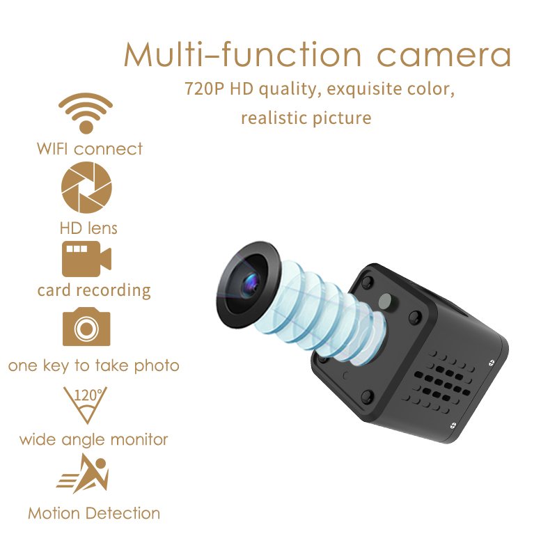 Micro cam hd mini cctv Mini video camera wifi indoor rechargeable security ip wireless nanny camera