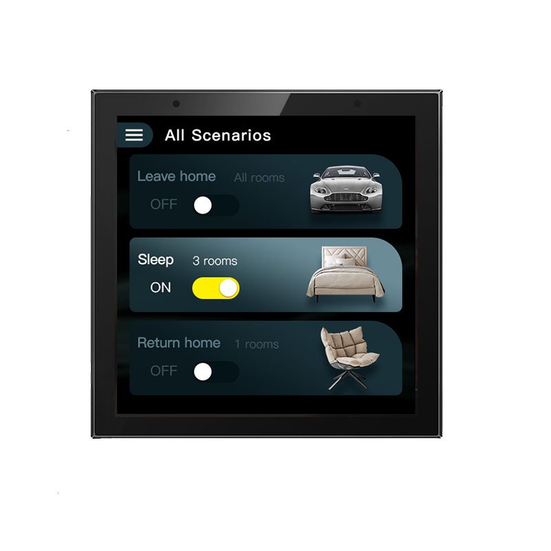 4 Inches Tuya Smart Home Control Panel WiFi Intelligent Automation Gateway Scene Switch Touch Panel All In One Control Panel