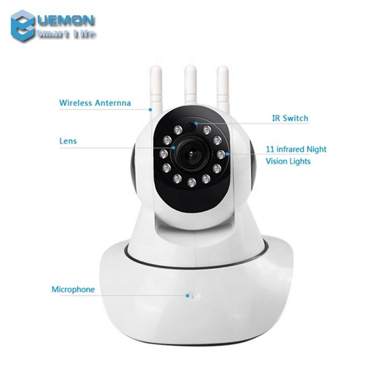 UEMON Smart home New Vision Pan/Tilt/Zoom Mini Camera WiFi Home Security Surveillance Indoor CCTV Camera