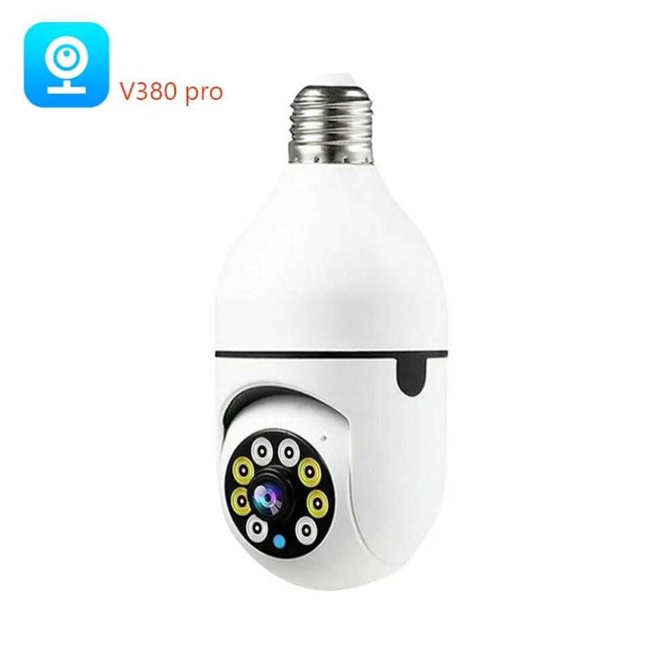EDAFA V380Pro 2MP CCTV wireless IP bulb camera wifi PTZ 1080P camera Webcam bulb house camera